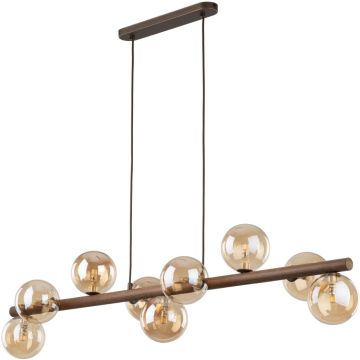 Lampă cu pendul ESTERA WOOD 11097 9x8W/G9 IP20 de la TK Lighting