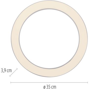 Lampă de tavan PURE LINES ROUND 6310-16 2200-5000k 1x21W/LED 1800lm ip20 de la Paul Neuhaus
