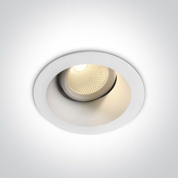 Lumină îngropată deasupra plafonului The Dark Light 11107FD/W/W 3000K 1x7W/LED 560lm IP20 de la One Light