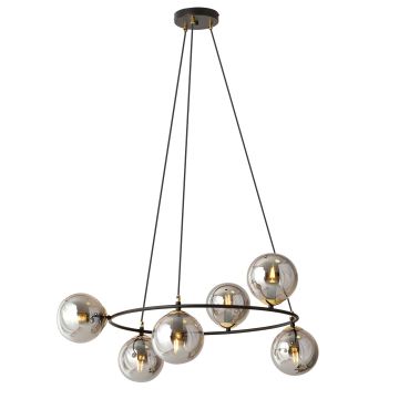 Lampă cu pendul AZURA 1294/6 6x10W/E14 IP20 de la Emibig