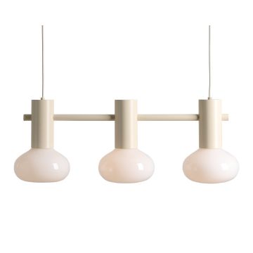 Lampă cu pendul FLO 3 CREAM S 7000E9_S 3x10W/E14 de la Aldex