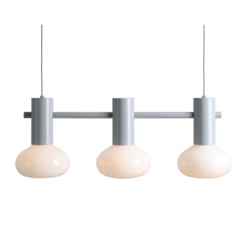 Lampă cu pendul FLO 3 GREY S 7000E22_S 3x10W/E14 de la Aldex