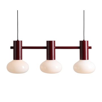 Lampă cu pendul FLO 3 RUBY S 7000E27_S 3x10W/E14 de la Aldex