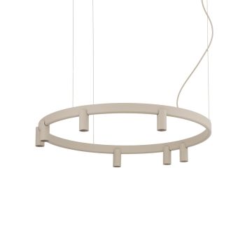Lampă cu pendul FOURTY 12284 3000K 7x10W/GU10|6x9W/LED 710lm IP20 de la Nowodvorski