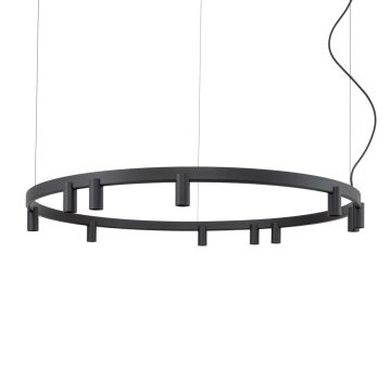Lampă cu pendul FOURTY 12288 3000K 11x10W/GU10|6x9W/LED 710lm IP20 de la Nowodvorski