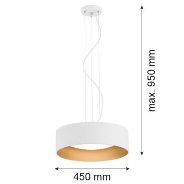 Lampă cu pendul MOHITO 1213 3x15W/E27 IP20 de la Argon