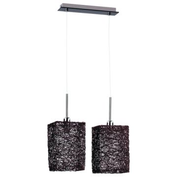 Lampă cu pendul ABAKA 13642 2x40W/E14 de la Alfa
