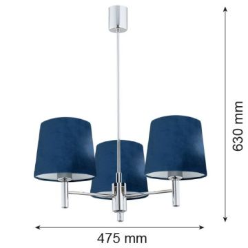 Candelabru BOLZANO 1381 3x15W/E27 IP20 de la Argon