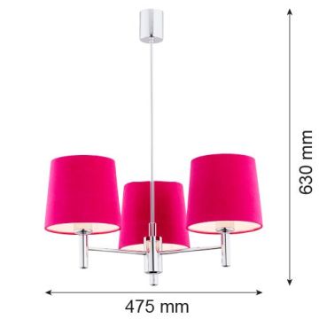 Candelabru BOLZANO 1382 3x15W/E27 IP20 de la Argon
