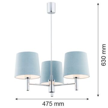 Candelabru BOLZANO 1383 3x15W/E27 IP20 de la Argon