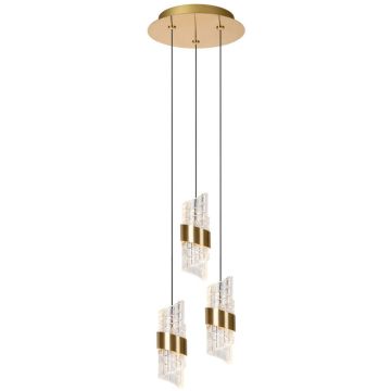 Lampă cu pendul KLIGANDE 13496/21/02 2700k 3x7w/led 720lm ip20 de la Lucide
