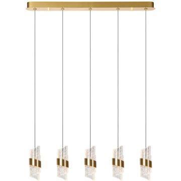Lampă cu pendul KLIGANDE 13496/35/02 2700k 5x7w/led 720lm ip20 de la Lucide