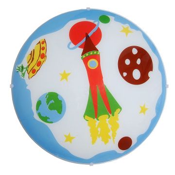 Lustră de tavan ROCKET 1365 2x60W/E27 IP20 de la Prezent