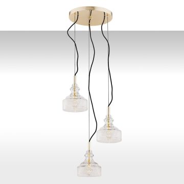 Lampă cu pendul CRUZ 1462 3x7W/E14 IP20 de la Argon