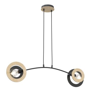 Lampă cu pendul SKIVA 1409/2 2x15W/E27 IP20 de la Emibig