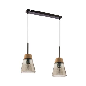 Lampă cu pendul DOMINO 1544 2x15W/E27 IP20 de la Jupiter