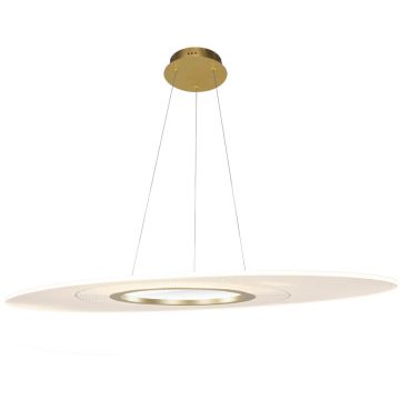Lampă cu pendul Eclipse LA116/P1_97_3k_gold 3000K 1x30W/LED 1800lm IP20 de la Altavola Design
