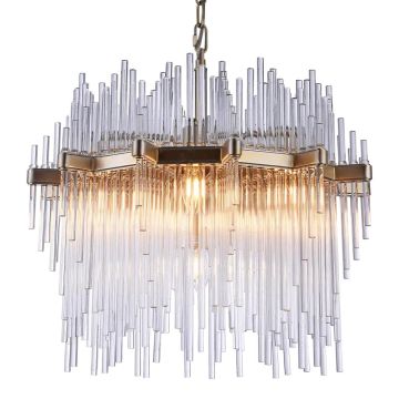 Lampă cu pendul REYKJAVIK P07097CP 7x60W/E14 de la Cosmolight