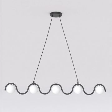 Lampă cu pendul SINUS 1582/5 5x8W/G9 IP20 de la Emibig