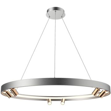 Lampă cu pendul Spectra LA114/P_90_6+1_grey_gold 3000K 1x37W+6x5W/LED 2200lm IP20 de la Altavola Design