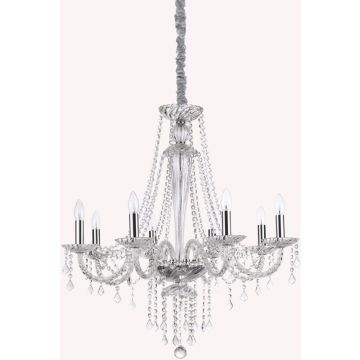 Candelabru AMADEUS 168777 8x40W/E14 ip20 de la Ideal Lux