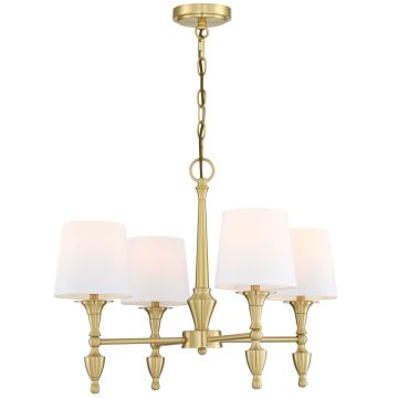 Candelabru AUSTIN P04159BR-WH 4x40W/E27 IP20 de la Cosmolight