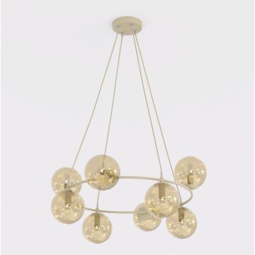 Lampă cu pendul AZURA 1638/8 8x10W/E14 IP20 de la Emibig