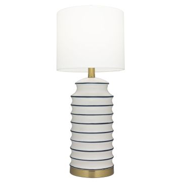 Lampă de masă COASTAL T01026BR-WH 1x40W/E27 IP20 de la Cosmolight
