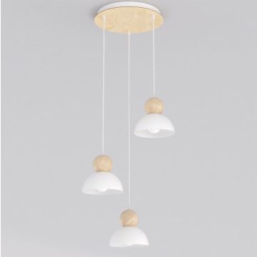 Lampă cu pendul KAKI 1677/3PREM 3x15W/E27 IP20 de la Emibig