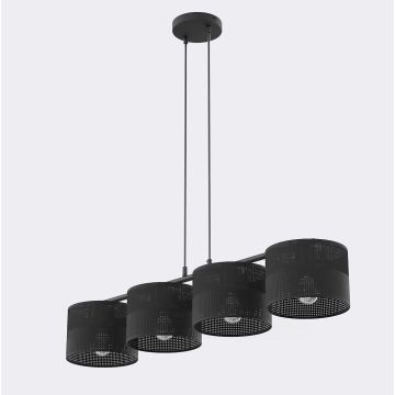 Lampă cu pendul KARBON 1651/4 4x15W/E27 IP20 de la Emibig