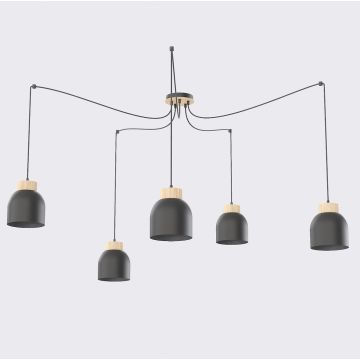 Lampă cu pendul KRU 1626/5 5x15W/E27 IP20 de la Emibig