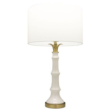 Lampă de masă LOBOC T01019BR-WH 1x40W/E27 IP20 de la Cosmolight