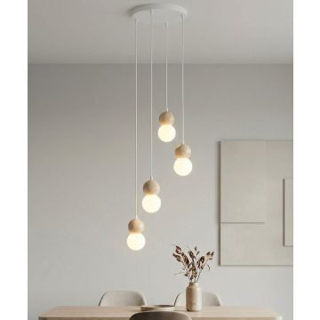 Lampă cu pendul LOOP 1674/4 4x8W/G9 IP20 de la Emibig