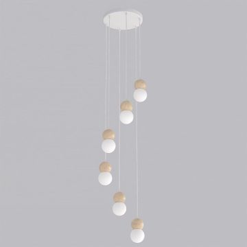Lampă cu pendul LOOP 1674/6 6x8W/G9 IP20 de la Emibig