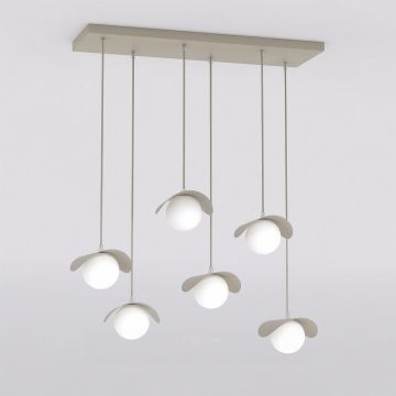Lampă cu pendul RITUAL 1632/6 6x8W/G9 IP20 de la Emibig