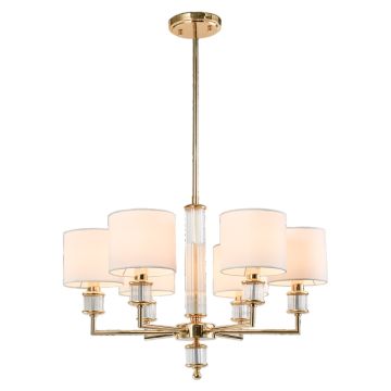 Lampă de tavan SUTTON P06385AU-WH 6x40W/E14 ip20 de la Cosmolight