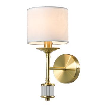 Aplique de perete SUTTON W01845BR-WH 1x25W/E14 ip20 de la Cosmolight