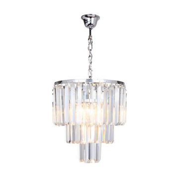 Lampă cu pendul AMEDEO 17106/3+1-CHR 4x40W/E14 de la Zuma Line