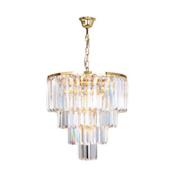 Lampă cu pendul AMEDEO 17106/4+1-GLD 5x40W/E14 de la Zuma Line