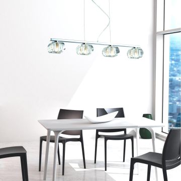 Lampă cu pendul RUBIC AZ0493 4x40W/G9 de la AZzardo
