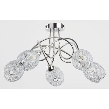 Lampă de tavan VERA 17845 5x40W/E14 de la Alfa