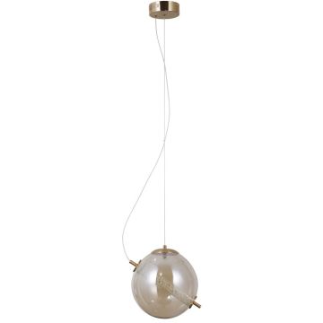 Lampă cu pendul Nola PND-34366-HBR-AMB 3000K 1x12W/LED 1020lm IP20 de la Italux