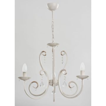 Candelabru NERO WHITE 18513 3x40W/E14 de la Alfa