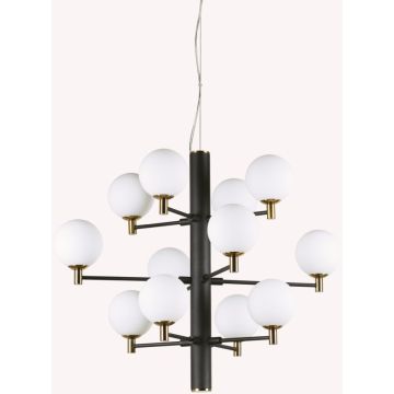 Lampă cu pendul COPERNICO 197319 12x4W/G9 ip20 de la Ideal Lux