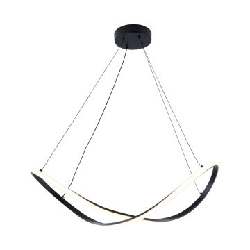Lampă cu pendul ERDA 19600P-BK 3000K|4000K|6000K 1x45W/LED 2100lm IP20 de la Zuma Line