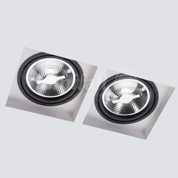 Lumină îngropată deasupra plafonului ARCTICO LMF.ACX2B 2x75W/GU10/ES111 IP20 de la Lumifall