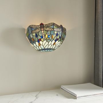 Aplique de perete DRAGONFLY BLUE 64102 1x40W/E14 IP20 de la Endon