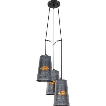 Lampă cu pendul HONEYBOURNE 43108 3x60W/E27 de la Eglo