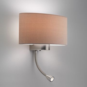 Aplique de perete NAPOLI 1185002 1x60W/E27+1x2W/LED IP20 de la Astro Lighting