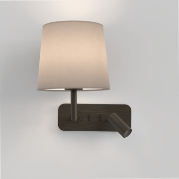Aplique de perete SIDE BY SIDE 1406004 1x12W/E27+1x4,1W/LED 149LM IP20 de la Astro Lighting